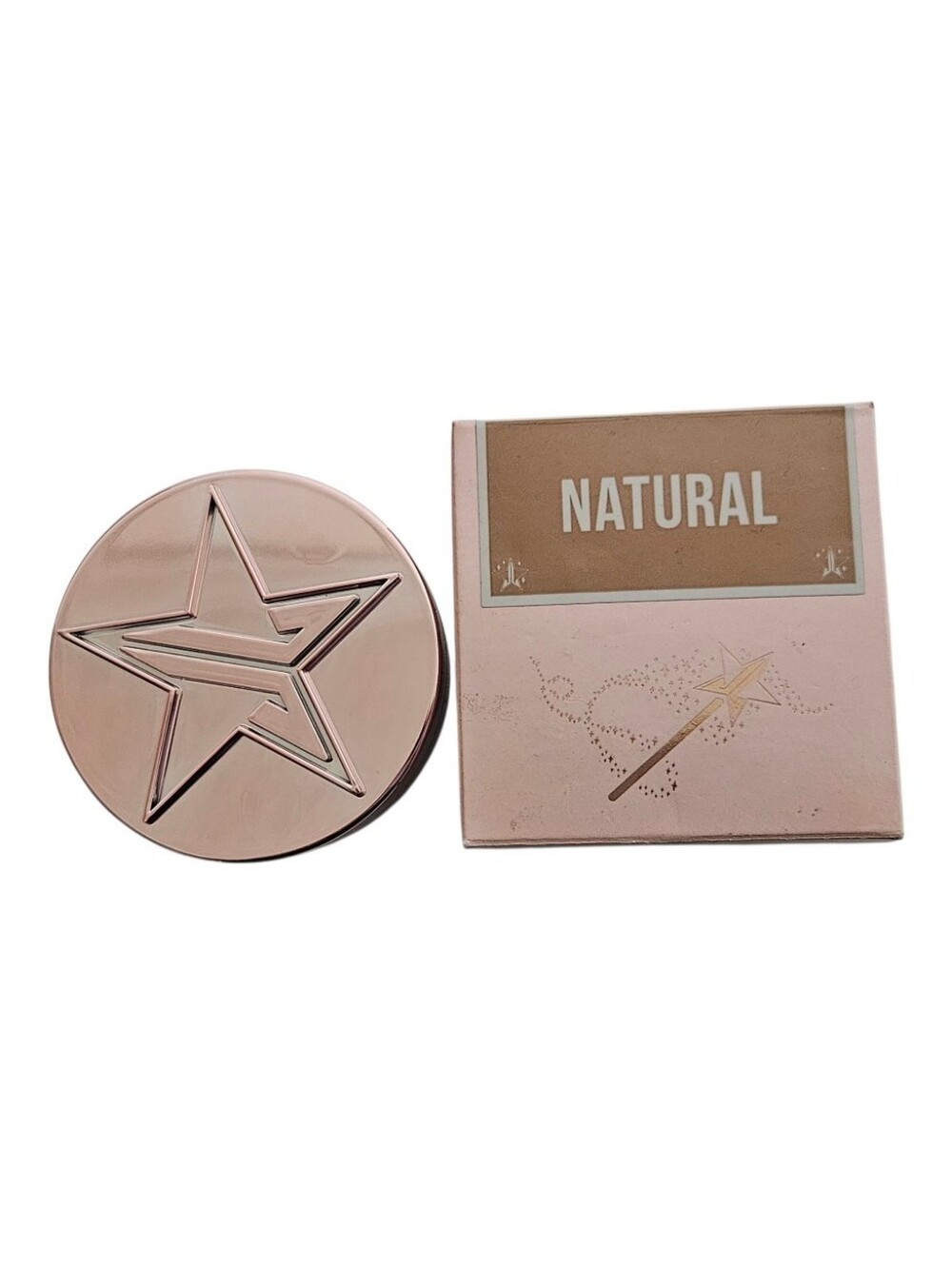 Jeffree Star Rose Gold Magic Star Luminous Setting Powder Box